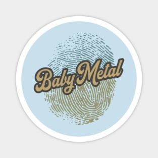 Baby Metal Fingerprint Magnet